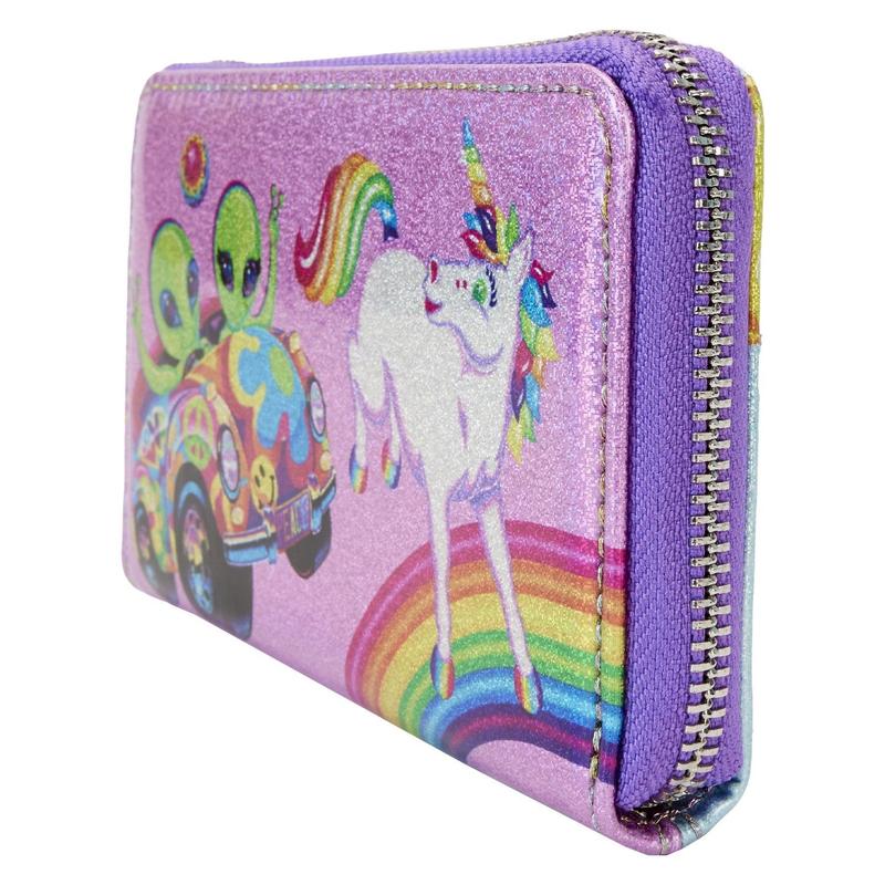 LISA FRANK COLOR BLOCK WALLET Loungefly