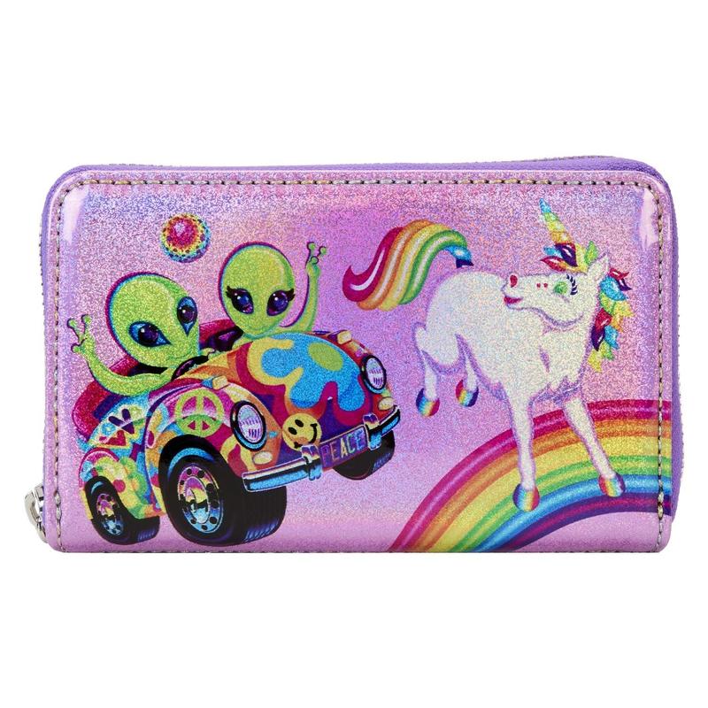 LISA FRANK COLOR BLOCK WALLET Loungefly