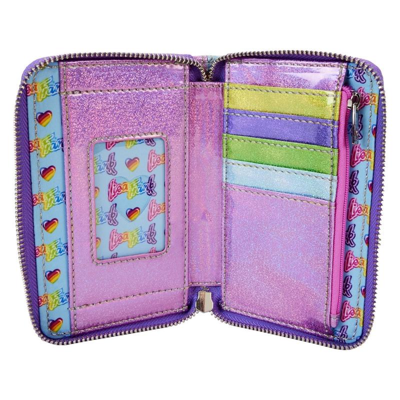 LISA FRANK COLOR BLOCK WALLET Loungefly