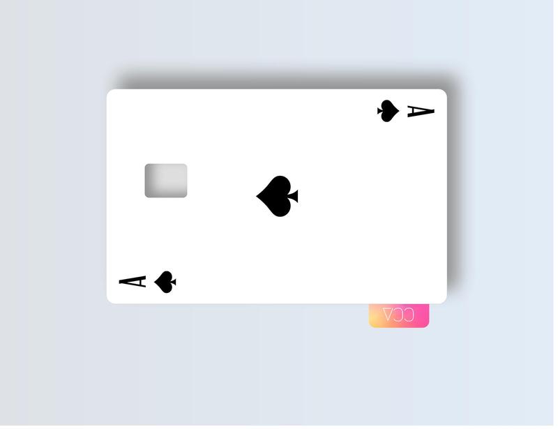 Joker & Ace of Spades - Credit Card Cover Credit Card Skin  2 Pack