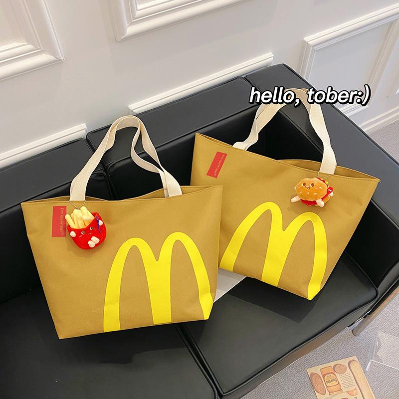 McDonald's Backpack Lightweight Knapsack Crossbody Shoulder Bag for Women Men