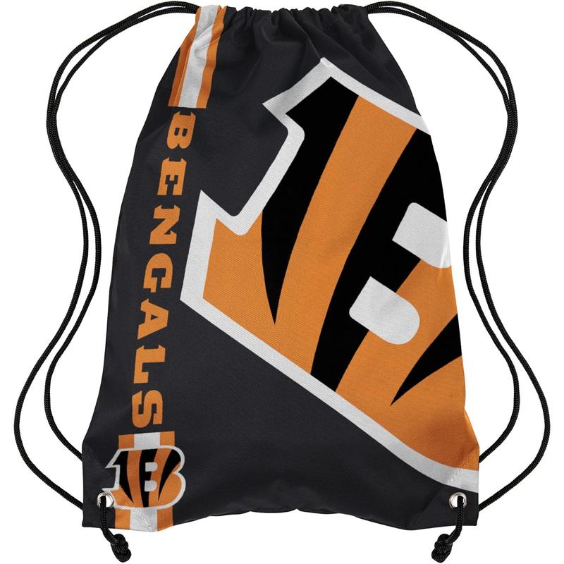 FOCO Cincinnati Bengals NFL Big Logo Drawstring Backpack FOCO