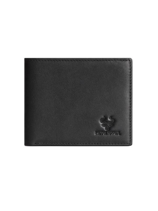 Men's Minimalist Plain Color Card Holder, Large Capacity Card Slot Bifold Wallet, Casual Trendy Versatile High-quality Daily Wallet