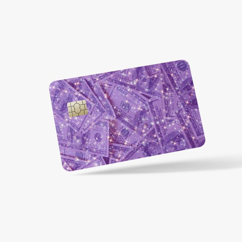 Sparkly purp card cover