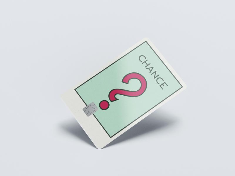 Credit Debit Card Cover Skin - Chance Card