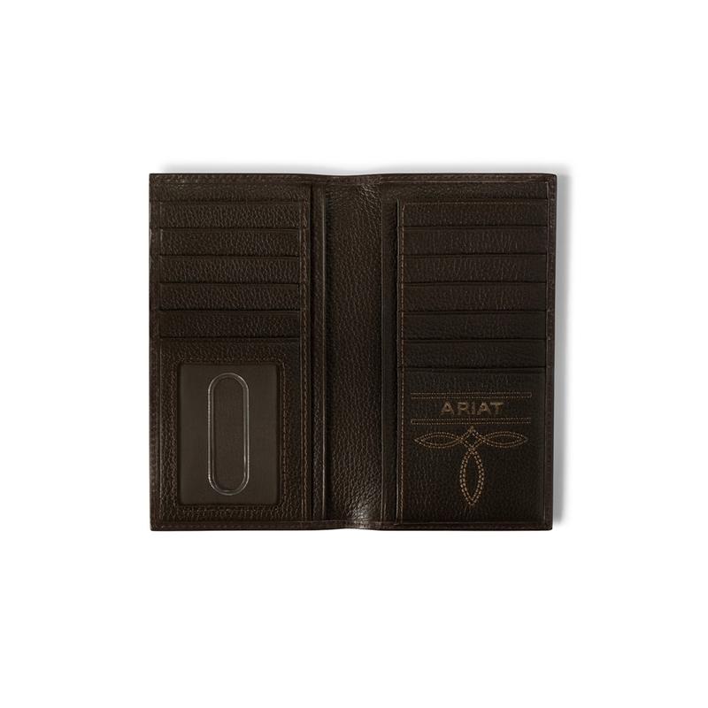 Casa Raul Ariat Rodeo Chocolate Calf Hair - Accessories Wallet  - A3562647