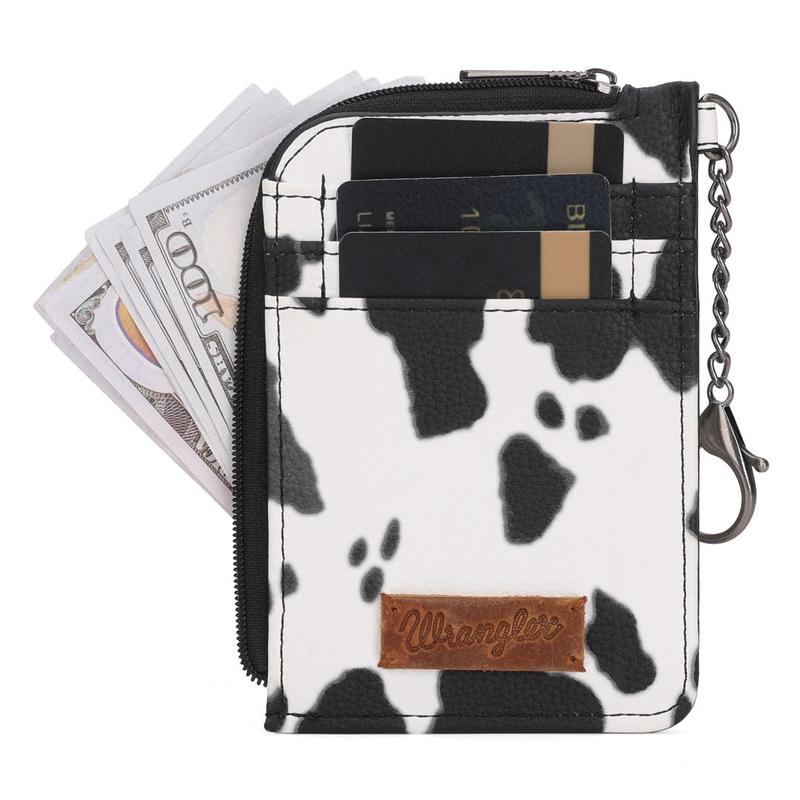 Wrangler Summer Moo Moo Cow Print Card Holder - Wrangler Keyholder