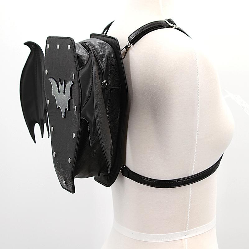 Convertible Bat Coffin Backpack