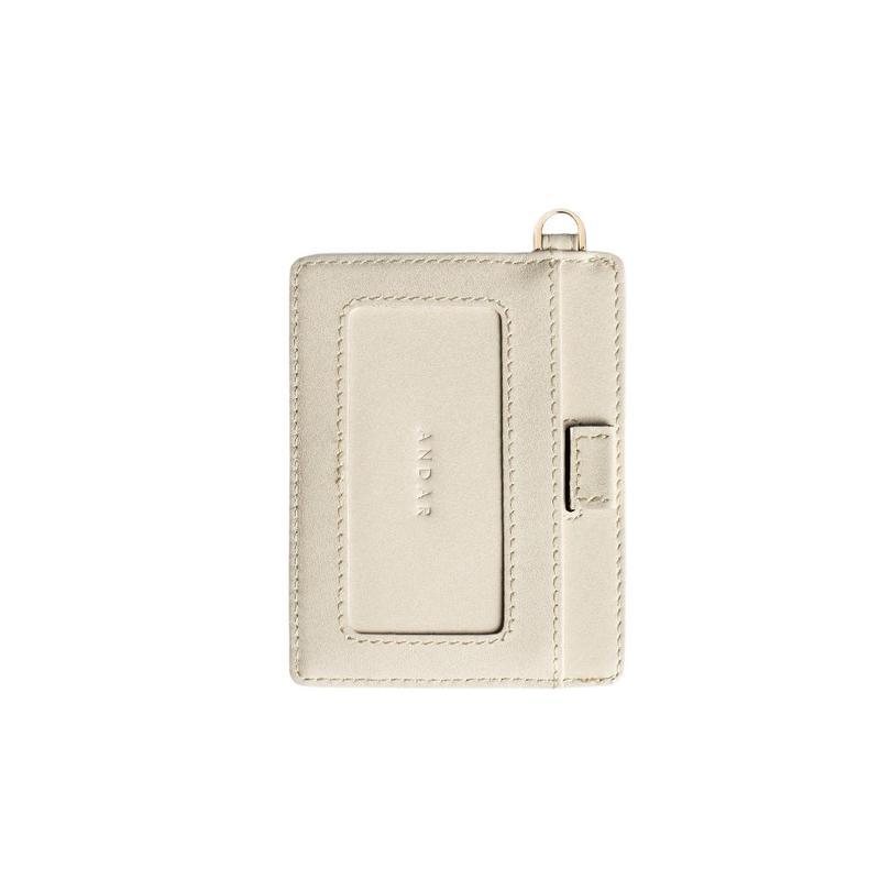 The Denner - Leather Wristlet Wallet with Pull Tab