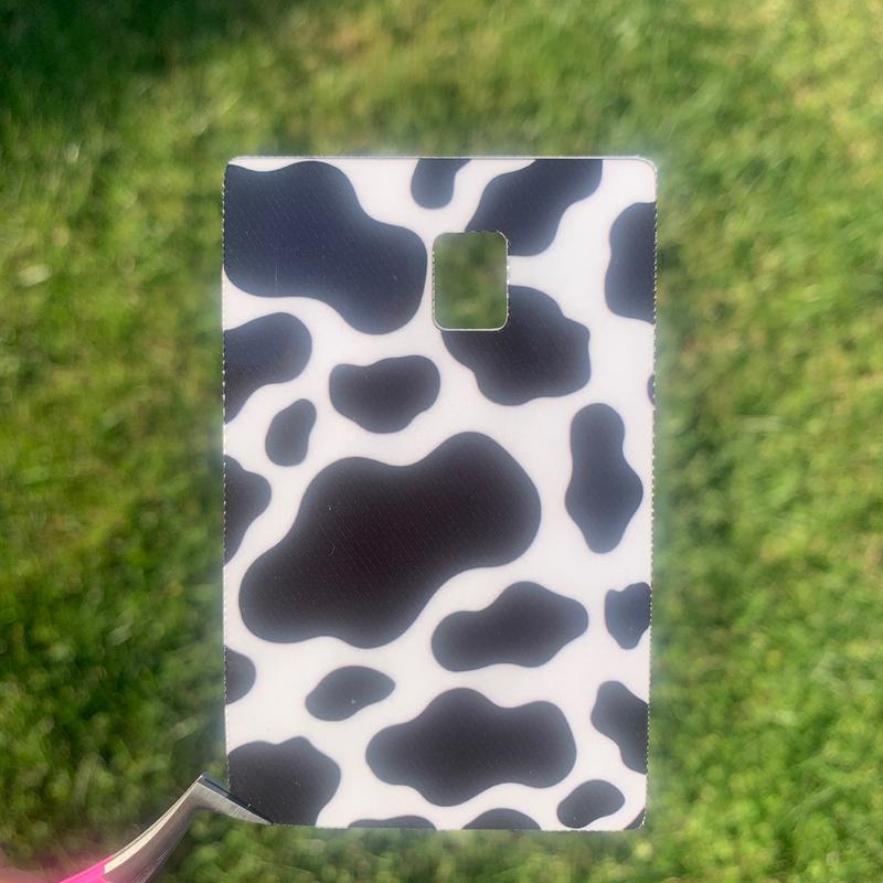 Cow Print credit card Skins