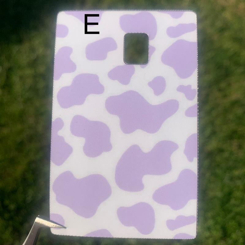 Cow Print credit card Skins