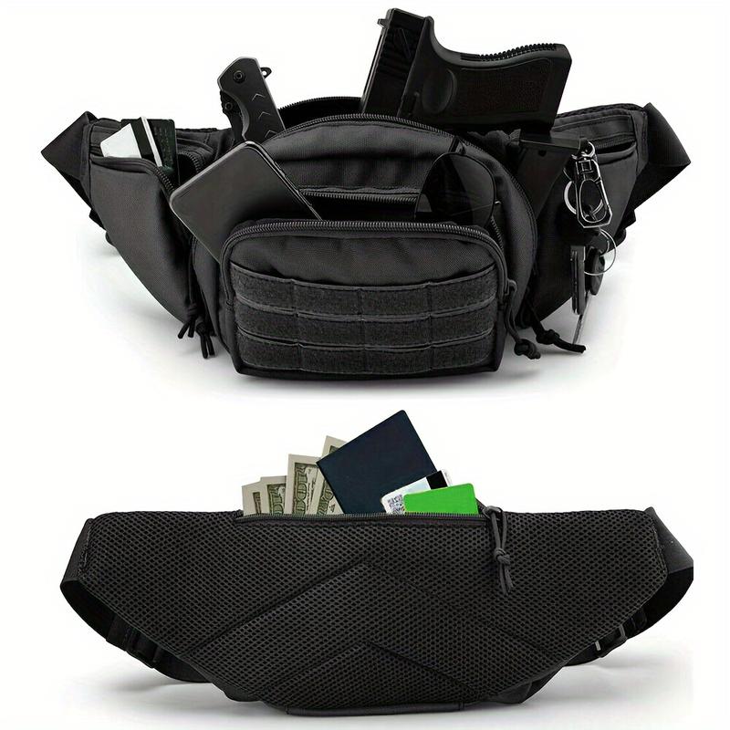 Hidden Buckle Waist Bag with Pistol Waist Bag, Waist Bag Holder with Cartridge Clip Pouch