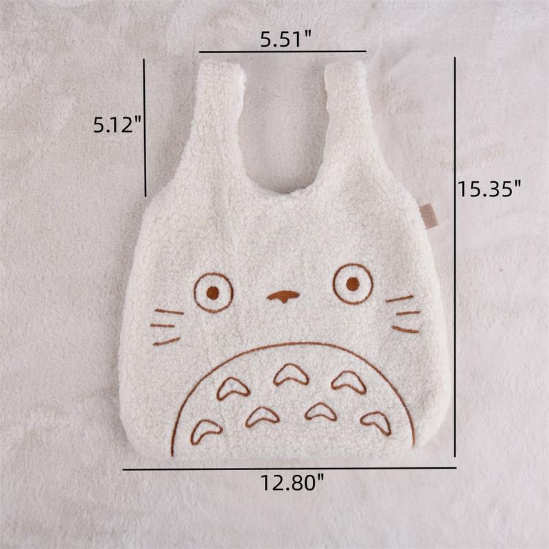 Cute Totoro Japanese Corduroy Tote Bag,Shopping Tote Bag,Soft push Bag Gift,Corduroy Bag,Birthday Gift, Christmas Gift