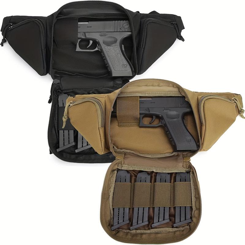 Hidden Buckle Waist Bag with Pistol Waist Bag, Waist Bag Holder with Cartridge Clip Pouch