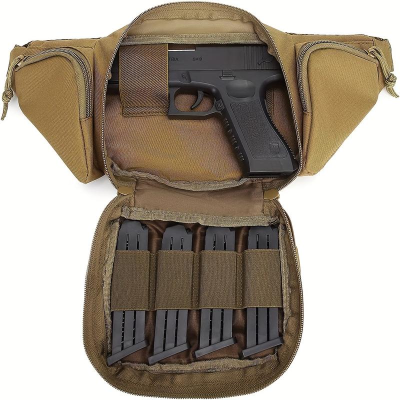 Hidden Buckle Waist Bag with Pistol Waist Bag, Waist Bag Holder with Cartridge Clip Pouch