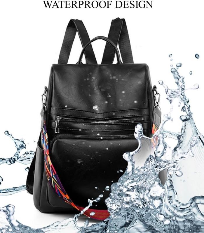 Women's Fashion Backpack Purse Multipurpose Design Convertible Satchel Handbags Shoulder Bag avel bag