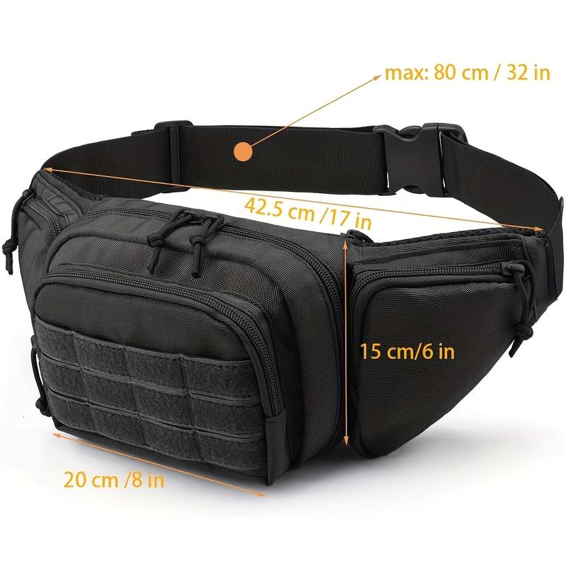 Hidden Buckle Waist Bag with Pistol Waist Bag, Waist Bag Holder with Cartridge Clip Pouch