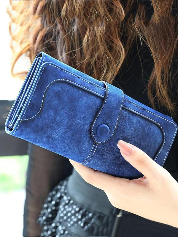 Women's Elegant Long Wallet, Vintage Multi-Card Slot Coin Purse for Women, Large Capacity Casual Trendy Versatile High-quality Daily Wallet