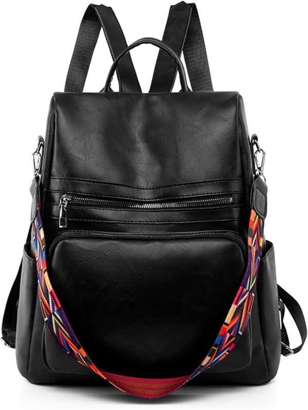 Women's Fashion Backpack Purse Multipurpose Design Convertible Satchel Handbags Shoulder Bag avel bag