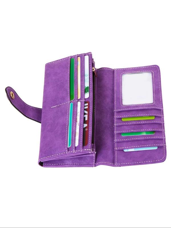 Women's Elegant Long Wallet, Vintage Multi-Card Slot Coin Purse for Women, Large Capacity Casual Trendy Versatile High-quality Daily Wallet