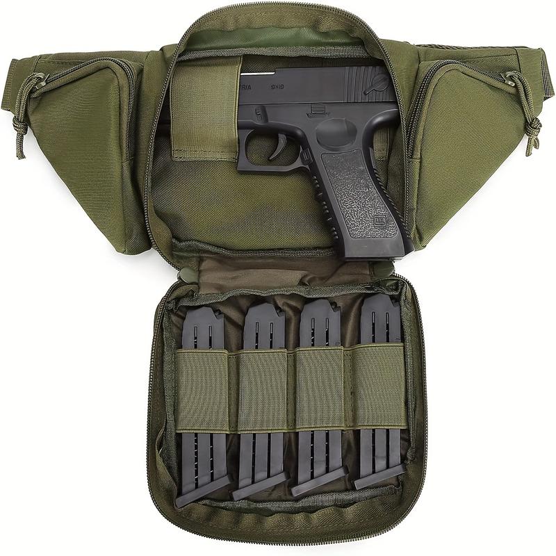 Hidden Buckle Waist Bag with Pistol Waist Bag, Waist Bag Holder with Cartridge Clip Pouch