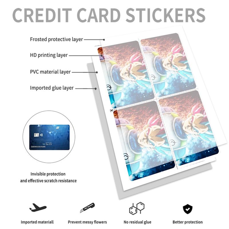 Anime Warrior Power Credit Card Skin – Bold and Durable Action-Inspired Card Cover