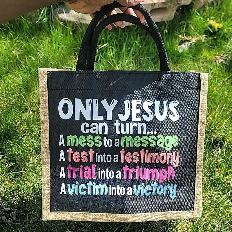 Bible Study Tote Bag Black