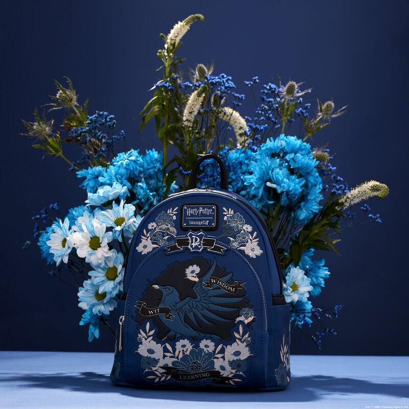 Harry Potter Ravenclaw House Floral Tattoo Mini Backpack