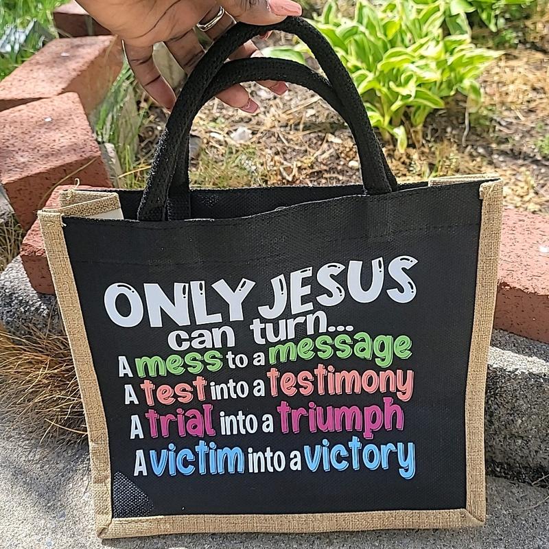 Bible Study Tote Bag Black