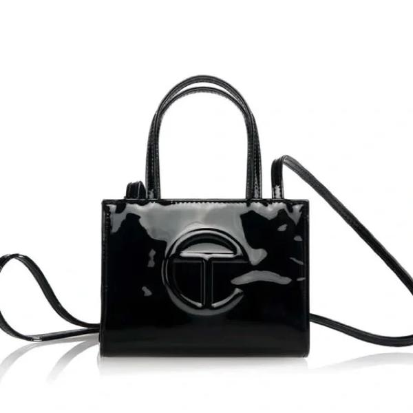 Telfar Small Shopping Bag - Black Patent