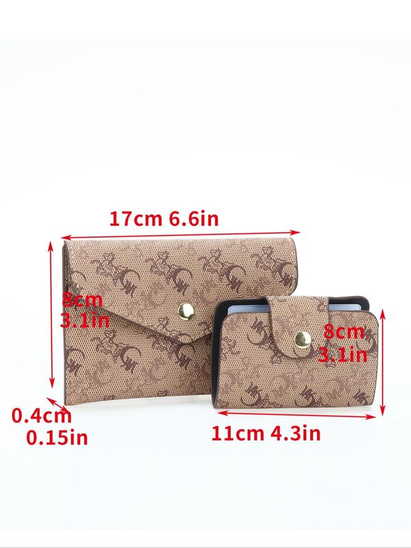 Women's Fashion PU Leather Handbag & Clutch & Coin Purse, Casual Versatile Large Capacity Shoulder Bag Set, Trendy High-quality Daily Commuting Bag Set