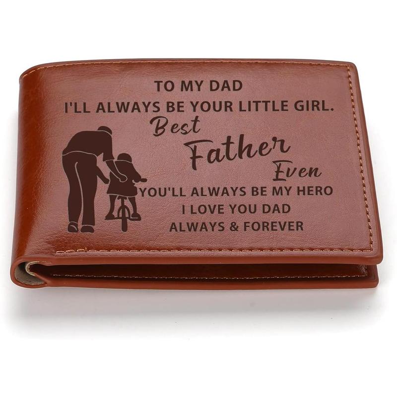 Christmas - Mom to Son Wallet-Engraved Wallet For Son-Wallet for Son FromMom & Dad-Leather Wallet-Mens Wallet-Christmas Gift-Birthday GiftGift For Son Cannot Be Customized card holder RFlD Blocking, Bifold Wallet lightweight durable classic