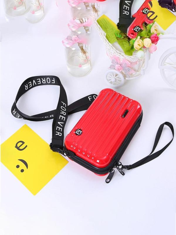 Fashionable Crossbody Bag with Adjustable Strap, Portable Mini Travel Case Cosmetic Bag, Versatile Storage Crossbody Bag for Women & Girls