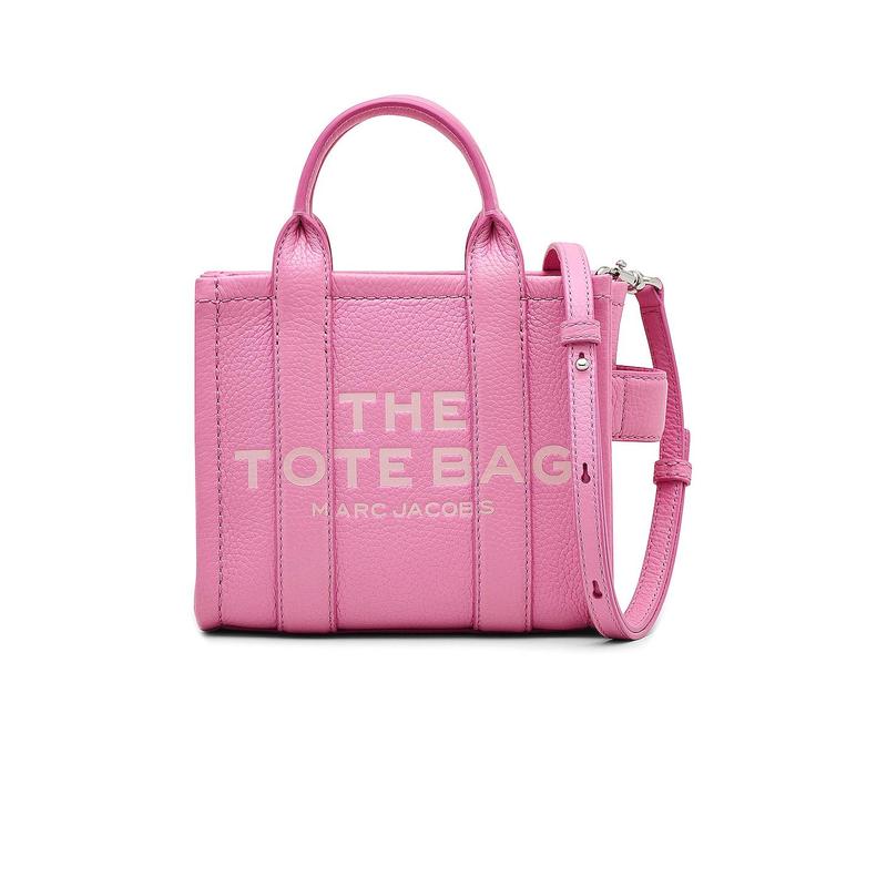 Marc Jacobs The Leather Crossbody Tote Bag in Petal Pink