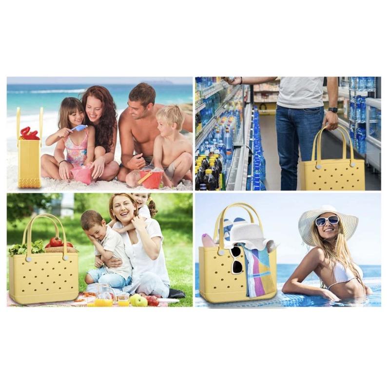 [XL(18.9in*9.45in*13.78in)JEVABoogle Beach Bag, enhance yourbeach experience with styie andpracticality- ideal for beach outings,picnics, hiking, camping, gymsessions, and other outdoOradventures.