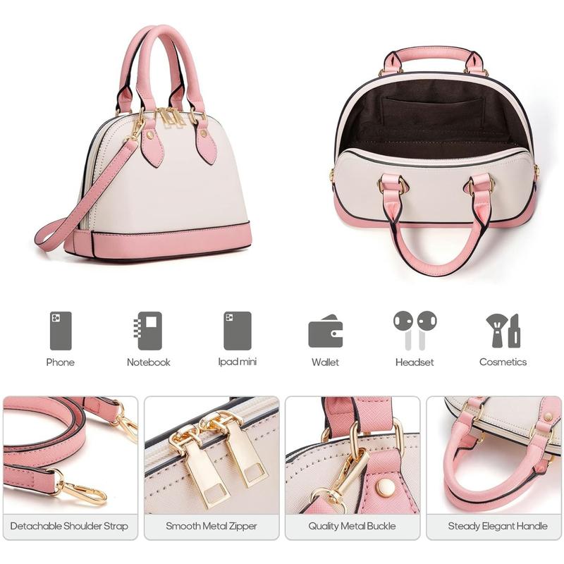 4PCS Women Fashion Handbags Purses Wallet Tote Shoulder Bags Casual Crossbody Bags, Best Valentine's Day Gift for Ladies Girls, Satchel Purse Set