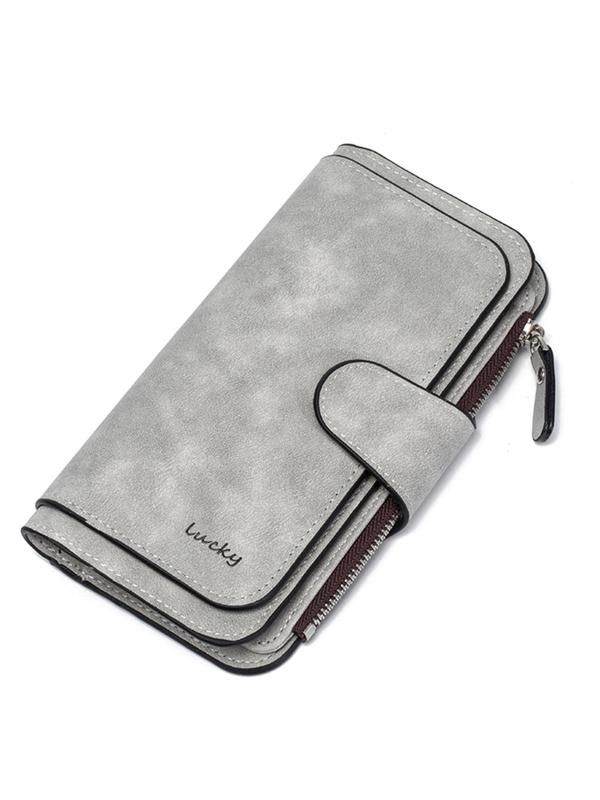 2024 New Style Solid Color Long Wallet, Lightweight Multi Card Slot Wallet, Casual Versatile Wallet for Women & Men, Simple All-match Bag for Daily Life