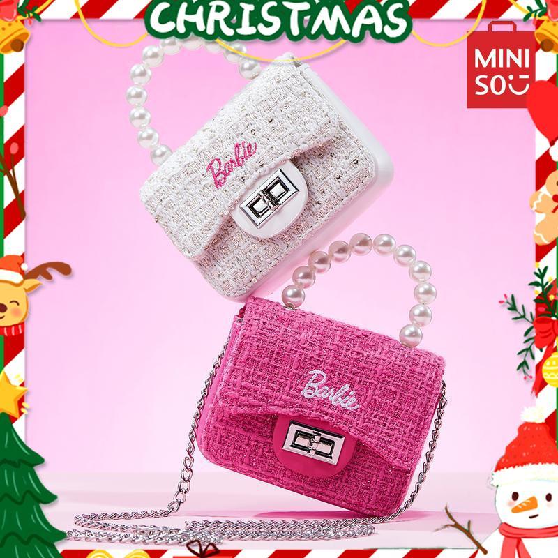 [Holiday Special]Barbie Series Small Fragrance Jelly Bag - White Mini Jelly Crossbody Shoulder Bag for Girls, Cute Love Hourglass Design,Birthday gifts, Halloween gifts,School gifts