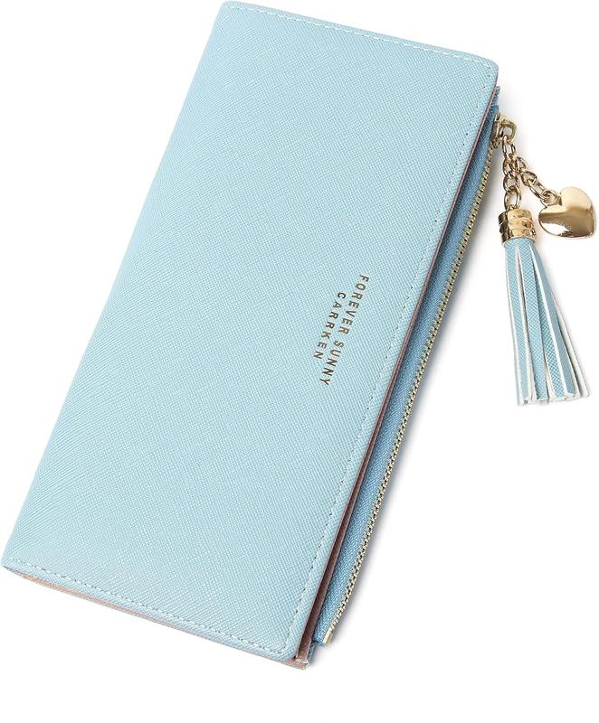 Slim Wallets Clutch for women blue