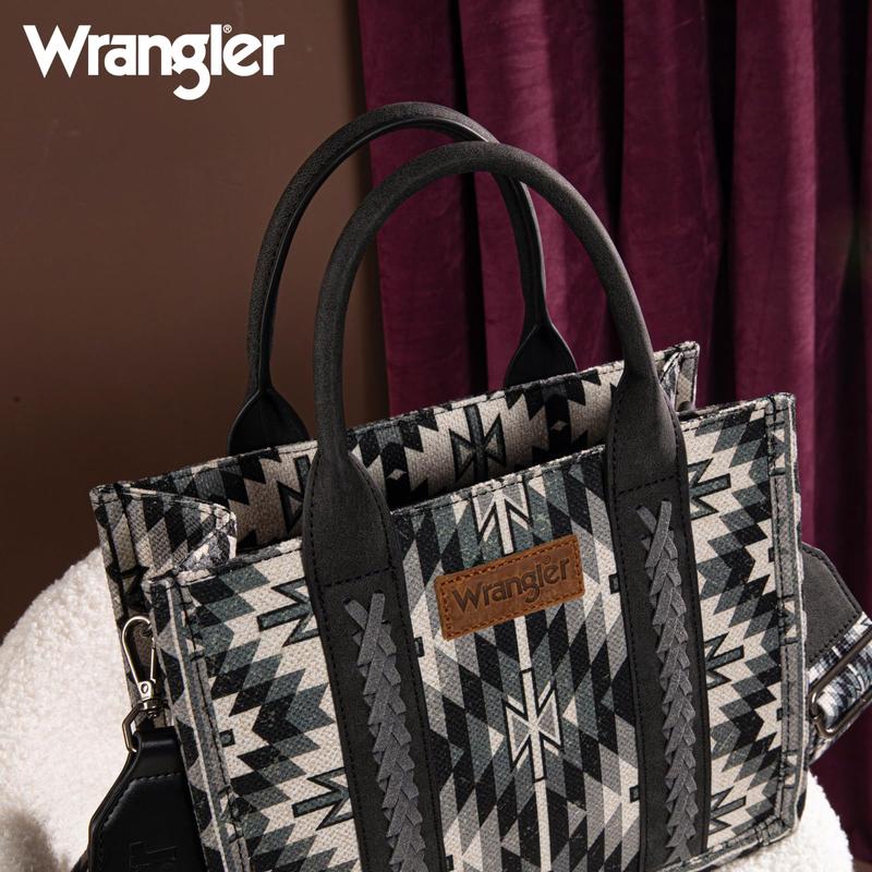 Wrangler Medium Tote Bag Boho Aztec Purse Top Handle Stachel Handbag