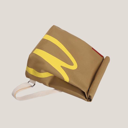 McDonald's Backpack Lightweight Knapsack Funny School Bag for Men Women