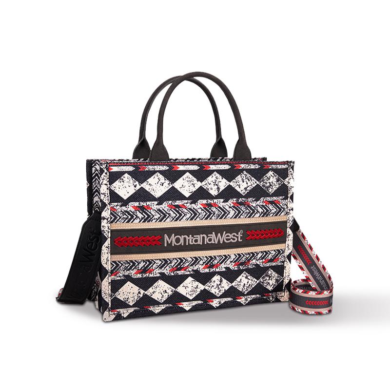 [Montana West] Southwestern Tote Bag - Rustic Tribal Design