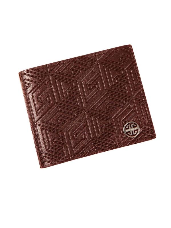 Men's Business Fashion Embossed Minimalist Wallet, 2024 New Style Casual Trendy Wallet with Card Slots Design, Fashionable Wallet for Daily Travel Work Commute