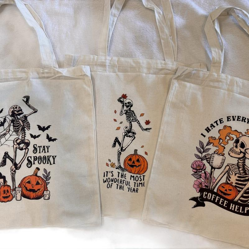 Spooky- Halloween-Tote Bag - Choose your design.