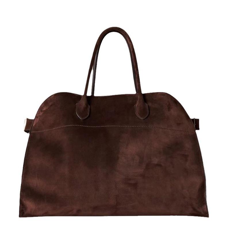 The * RW Bag Cowhide Frosted Niche Tote Bag 2024 Autumn and Winter New Large Capacity Handbag New Color in Stock