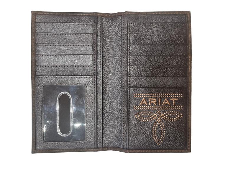 Casa Raul Ariat Center Bump Shield Brown Rodeo - Accessories Wallet  - A3550002