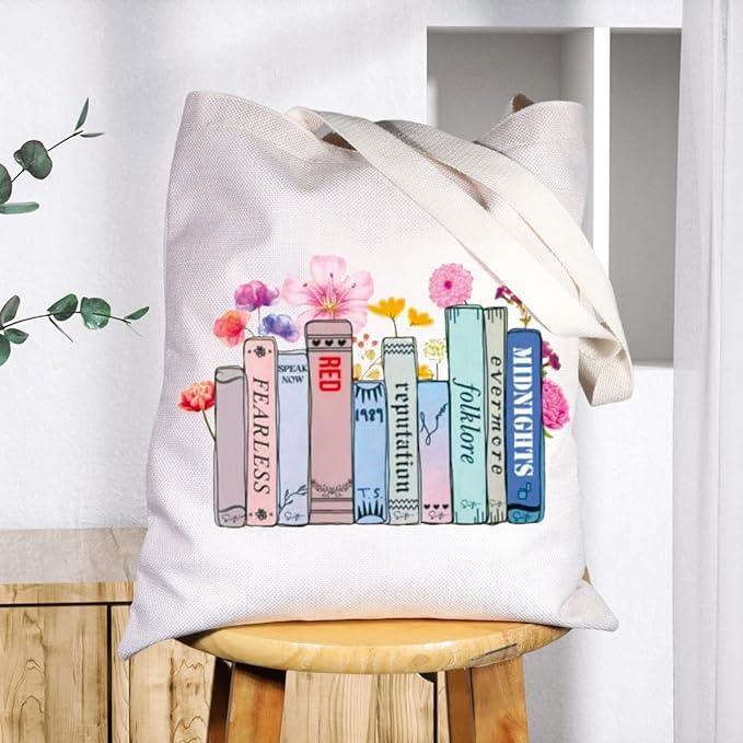 Singer Album Tote Bag Song Inspired Gift Album Gifts Music Lovers Reusable Bag For Women