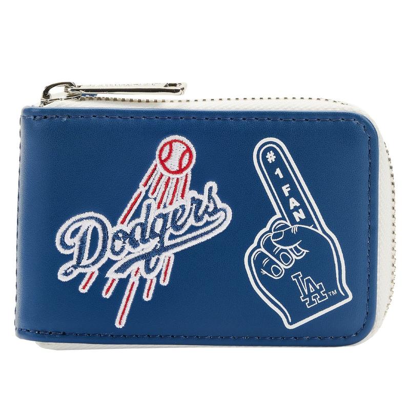 MLB LA DODGERS PATCHES ACCORDION WALLET Loungefly