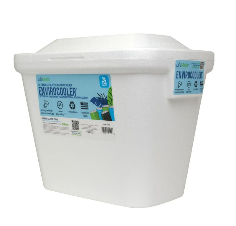 24 Can Envirocooler Foam 28Qt Foam Cooler, White