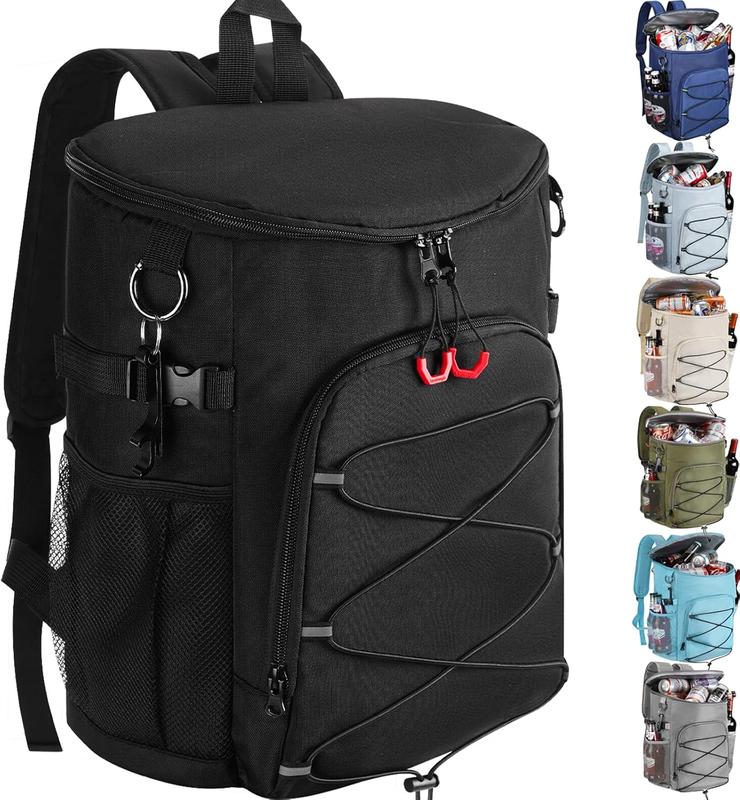 Cooler Backpack 30 Cans,Portable Backpack Coolers Insulated Leak Proof,Made with Water-Resistant 900D Oxford Lightweight Cooler Bag for 12h Hot Cold Retention